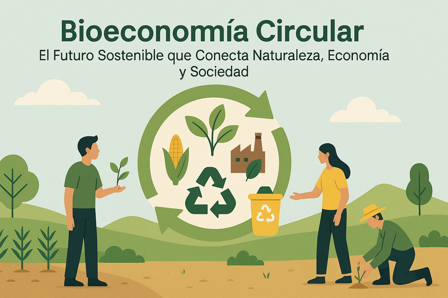 Bioeconomía Circular: El Futuro Sostenible que Conecta Naturaleza, Economía y Sociedad