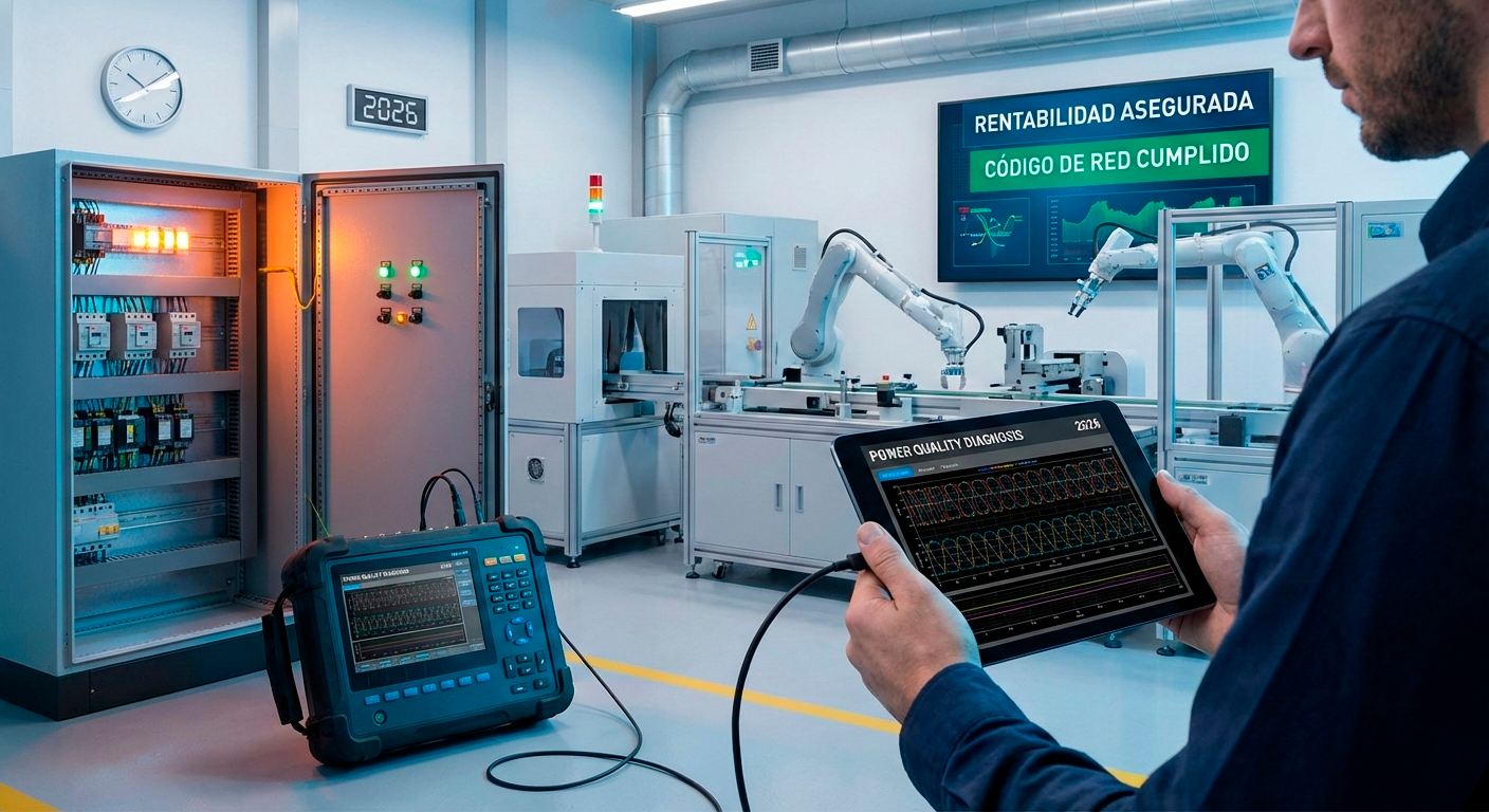 Cómo un Diagnóstico de Calidad de Energía Salva la Rentabilidad de tu Empresa en 2026 